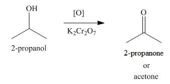 Give the name of the alcohol, aldehyde, or ketone produced from each of ...