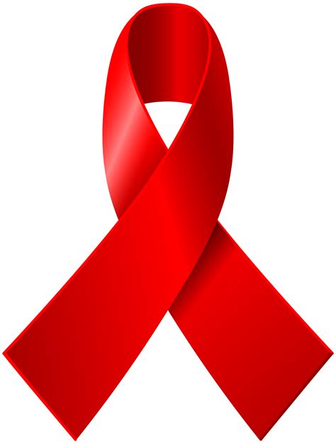 Red Awareness Ribbon PNG Clip Art