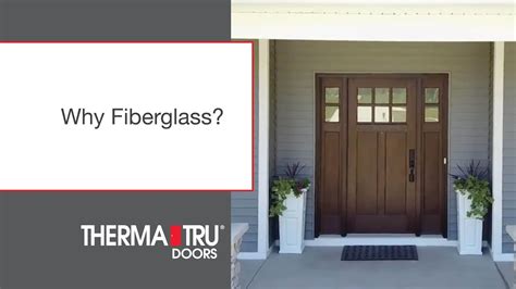 Fiberglass Entry Doors With Sidelights Therma Tru - Glass Designs