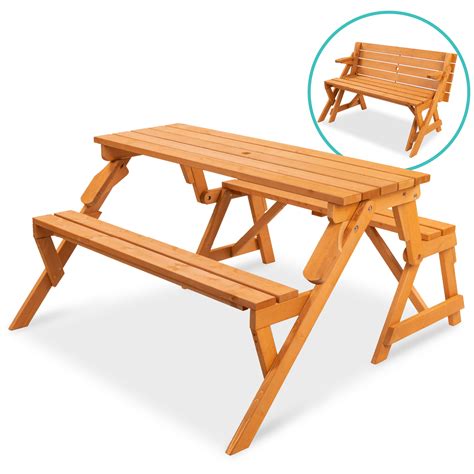 Stunning Ideas Of Folding Bench Picnic Table Plans Photos | Artha Design