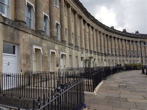 The Royal Crescent in Bath - Historic Architecture Landmark