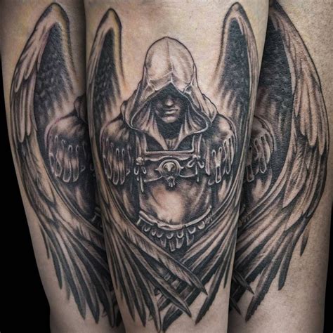 Angel Tattoo_ | Tatuagem de anjo, Tatuagem de anjo guerreiro, Tatuagem