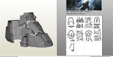 Pepakura Master Chief Halo 4 / The Official Halo Reach Pepakura Files Thread Halo Armor Halo ...