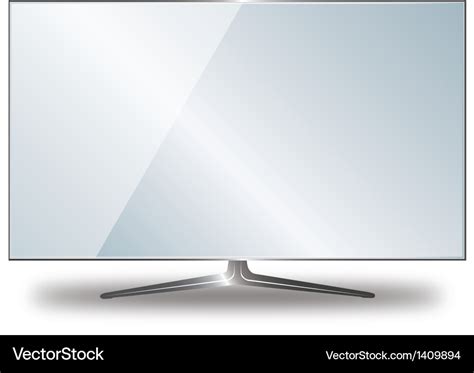 Flat tv Royalty Free Vector Image - VectorStock