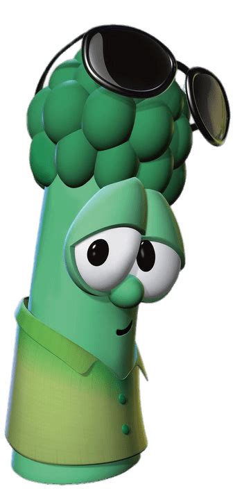 Junior Asparagus Wearing Sunglasses transparent PNG - StickPNG