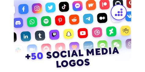 50+ Social Media Logos | Figma