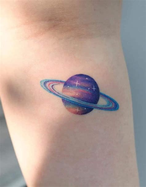 100+ Purple Tattoos That Are Actually Good | Purple tattoos, Planet tattoos, Rainbow tattoos