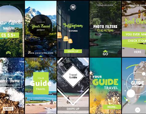 10 Instagram Stories Travel Theme :: Behance