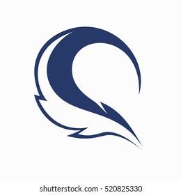 Quill Logo Design Stock Vector (Royalty Free) 520825330 | Shutterstock