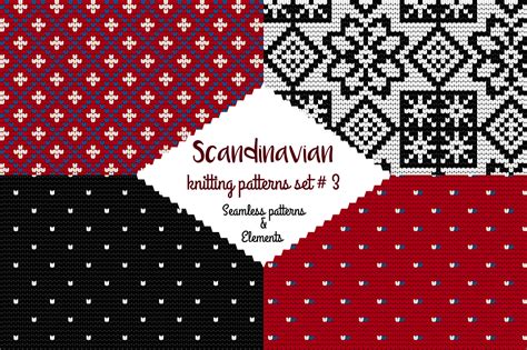 30 Scandinavian Knitting Patterns in classic colors