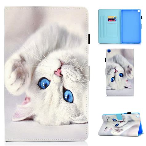 SM-T220/T225 Case and Cover, Galaxy Tab A7 Lite Case 2021 Released, Allytech Slim Painted PU ...