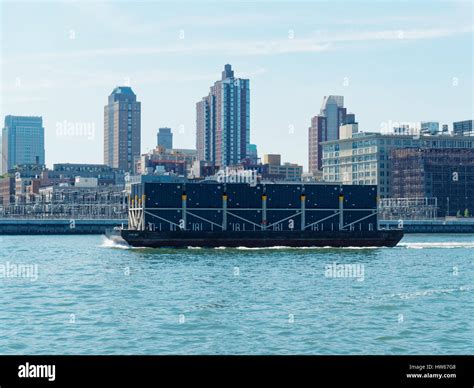 New York City skyline form the harbor Stock Photo - Alamy