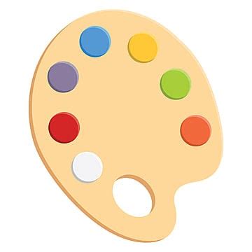 Clipart Artist Pallet