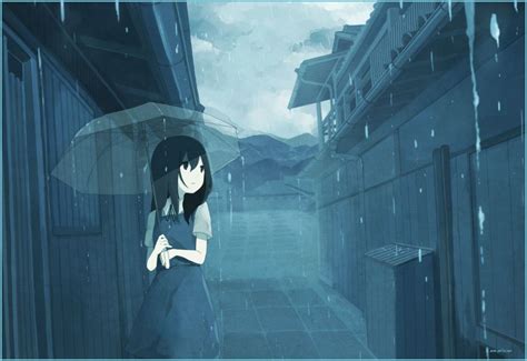 Rain Aesthetic Anime Wallpapers - Wallpaper Cave