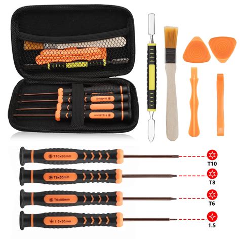 T6 T8 T10 Xbox One Screwdriver Set, EEEkit 12 in 1 Xbox Repair Kit for ...