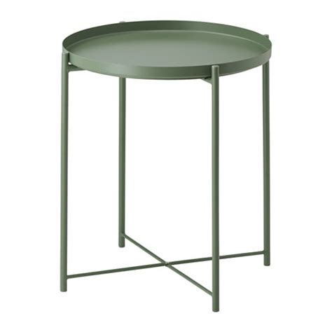 GLADOM Tray table - dark green - IKEA