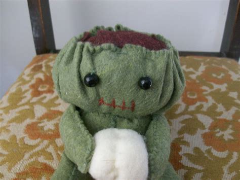 Zombie Plushie · A Food Plushie · Sewing on Cut Out + Keep · Creation ...