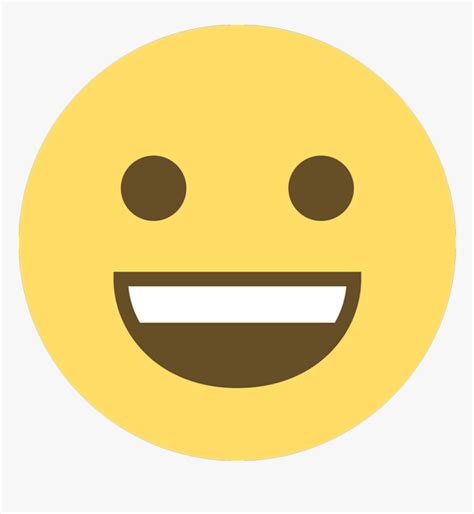 Normal Emoji Smiley Face, HD Png Download - kindpng