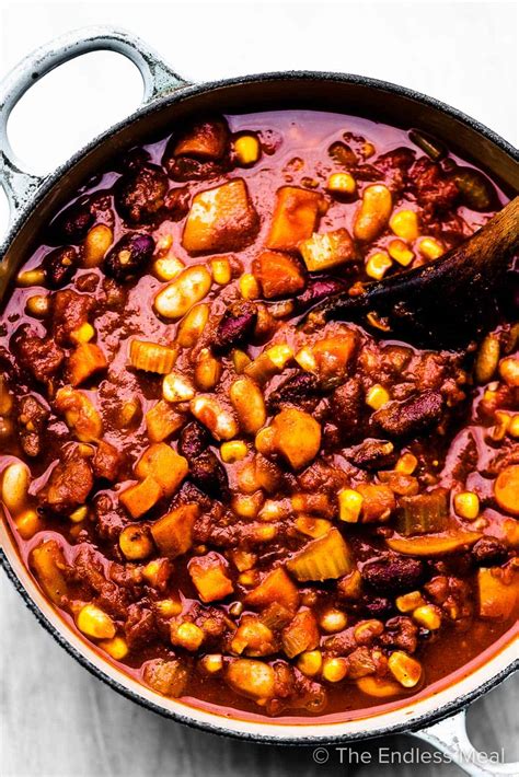 Vegetarian Chili Recipe For Two | Deporecipe.co