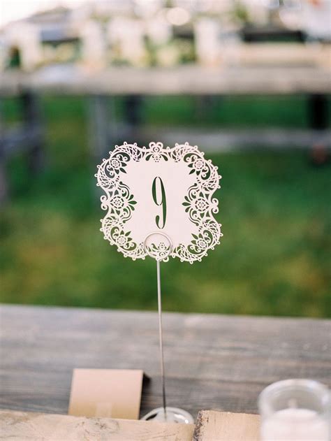 16 Unique Table Number Ideas - WeddingWire