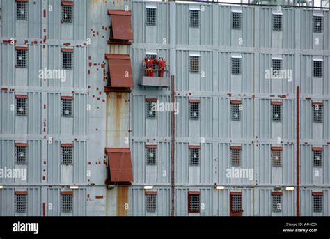 HMP Weare, Prison Ship, Portland Port, Dorset, Britain UK Stock Photo ...