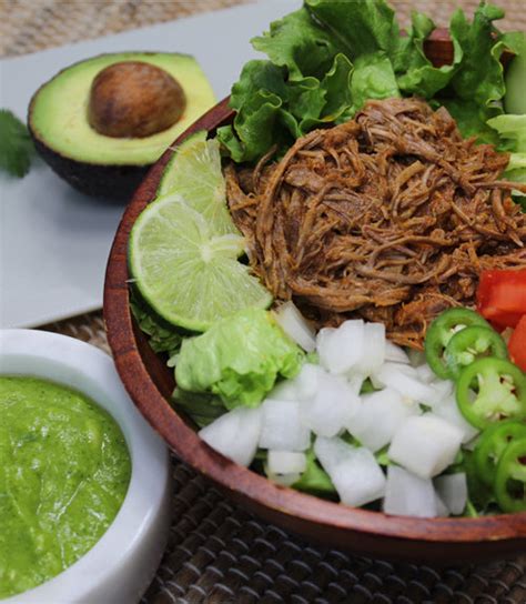 CILANTRO LIME BARBACOA SALAD – Del Real Foods