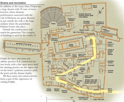 Ancient Greece Map Delphi - World Map