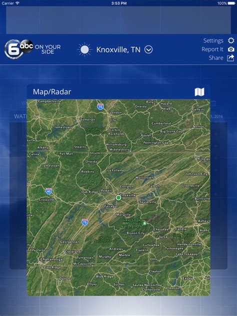 App Shopper: Knoxville Wx - weather from WATE 6 On Your Side (Weather)