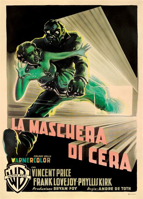 HOUSE OF WAX / LA MASCHERA DI CERA (1953) POSTER, ITALIAN | Original Film Posters Online ...