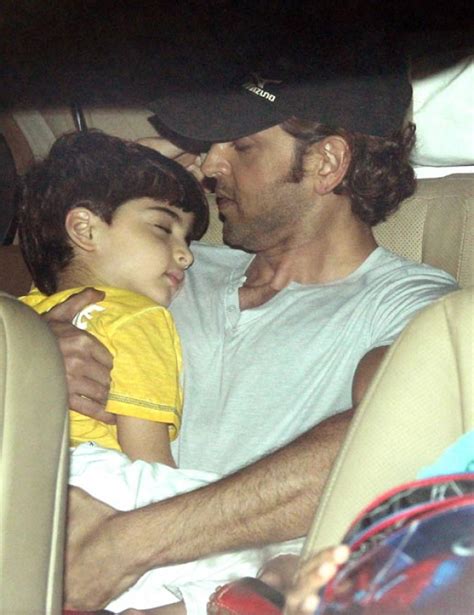 Hrithik Roshan and his kids at X-Man Screening Photos - FilmiBeat