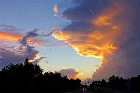 Storm Clouds at Sunset - The Clockwork Orrery Blog