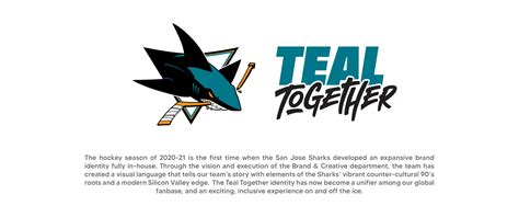 San Jose Sharks | Teal Together 2020-21 on Behance