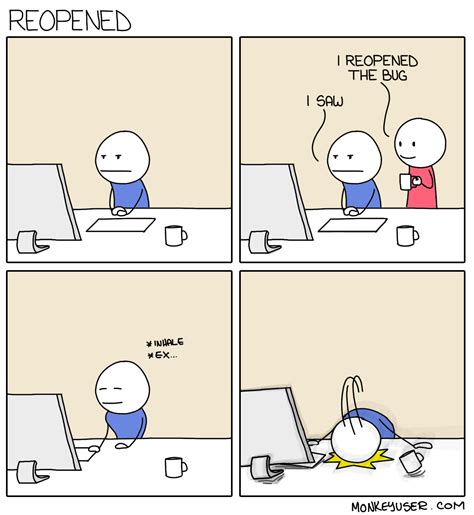 Reopened | Programmer humor, Programming humor, Computer humor