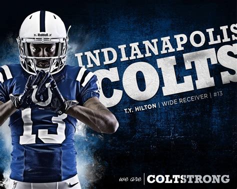 Download NFL Indianapolis Colts No. 13 T.Y. Hilton Wallpaper | Wallpapers.com