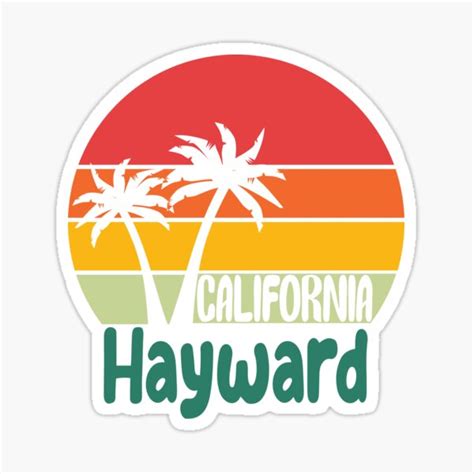 "Hayward California Sunset" Sticker for Sale by MOHAmmedBoud10 | Redbubble