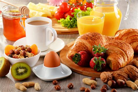 Wallpaper Eggs Juice Coffee Croissant Breakfast Strawberry Cup Food