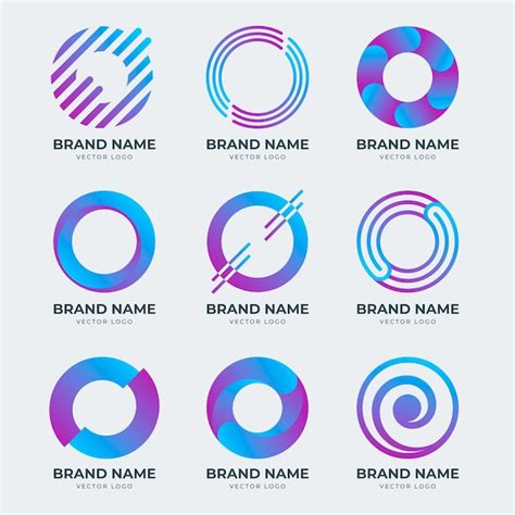 Free Vector | Gradient o logo pack