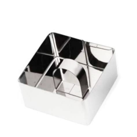 SQUARE STACKER & CUTTER STAINLESS STEEL By Elisabeth Hodgson - Core Catering