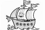 Statek Piracki Dzieci Kolorowanka Ausmalbilder Sparrow Piraten  sketch template