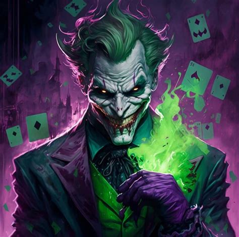 Pin on Dc characters | Joker cartoon, Joker artwork, Joker art