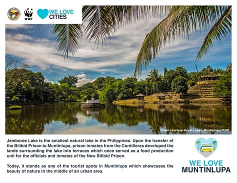 OFFICIAL MUNTINLUPA on Twitter: "Jamboree Lake is the smallest natural lake in the Philippines ...