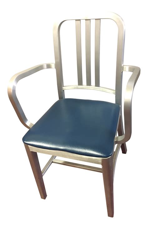 SOLD!!!! - $400 (was $480) - 1990s Industrial Emeco Navy Side Chair | Side chairs, Chair, Emeco