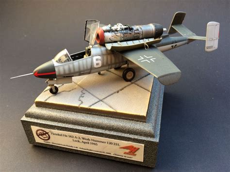 Heinkel He 162 1/48 | Model airplanes, Model aircraft, Model tanks