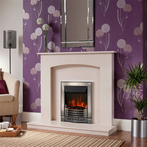 Midland Manila Micro Marble Fire Surround | Departments | DIY at B&Q