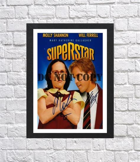 Superstar Molly Shannon Will Ferrell Autographed Signed Photo Poster ...