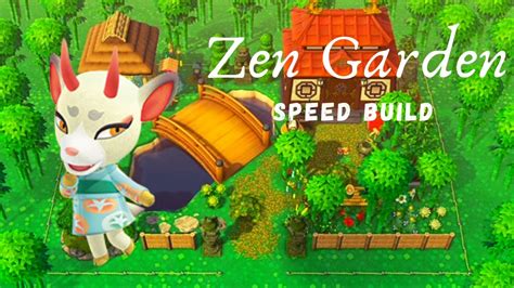 Shino's Zen Garden Exterior Build | ACNH Happy Home Paradise | Speed Build - YouTube