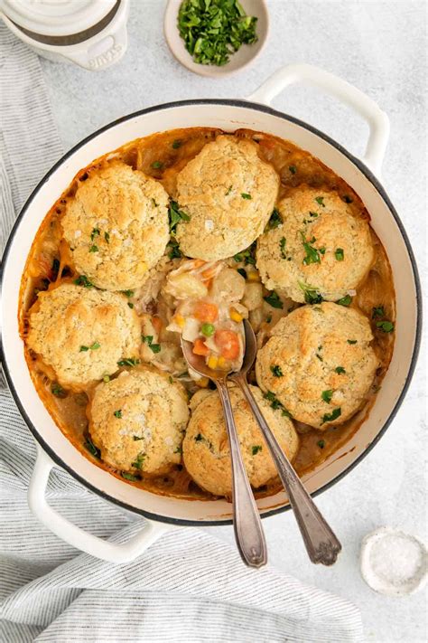 Gluten-Free Chicken Pot Pie (with Easy Biscuit Topping!) - Meaningful Eats