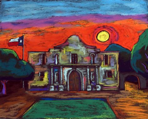 Remembering The Alamo Painting by David Hinds | Saatchi Art