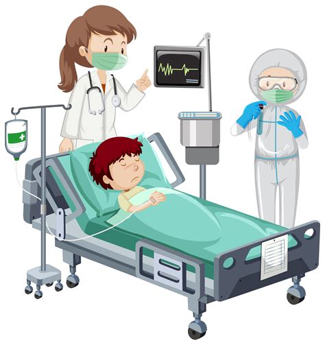 Hospital Beds Clipart