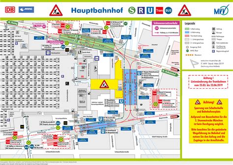 Munich Hauptbahnhof Map